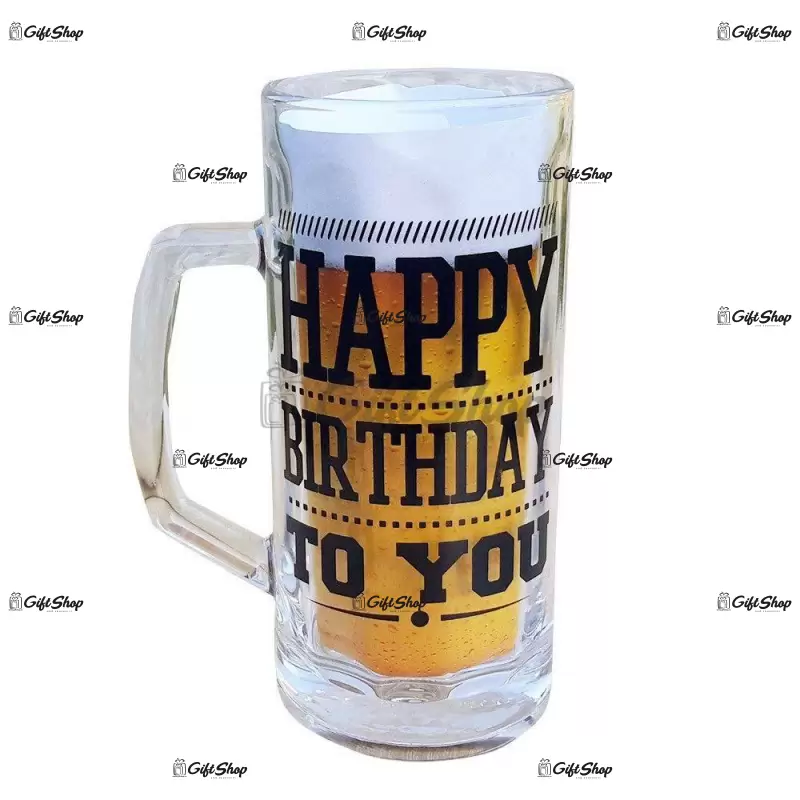Happy birthday to you, halba cu mesaj