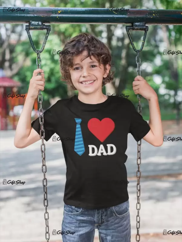 I love dad, tricou cu mesaj