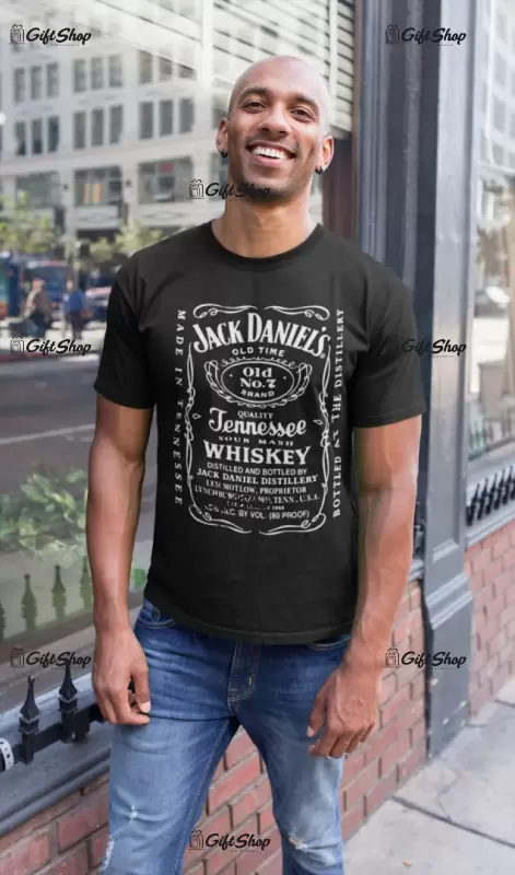 Jack daniel`s, tricou cu mesaj