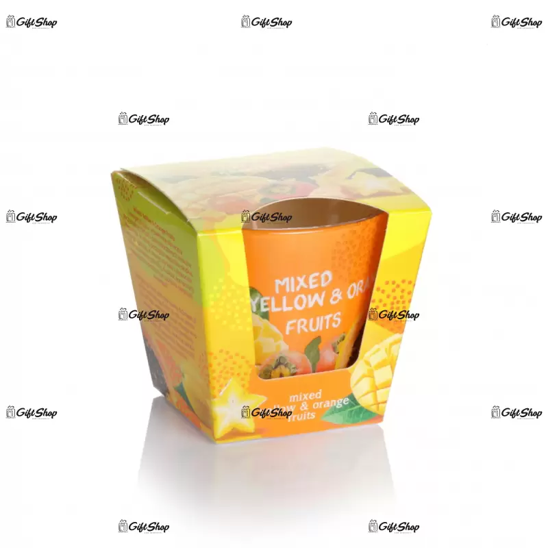 Lumanare parfumata in pahar de sticla, bartek candles – tropical twist