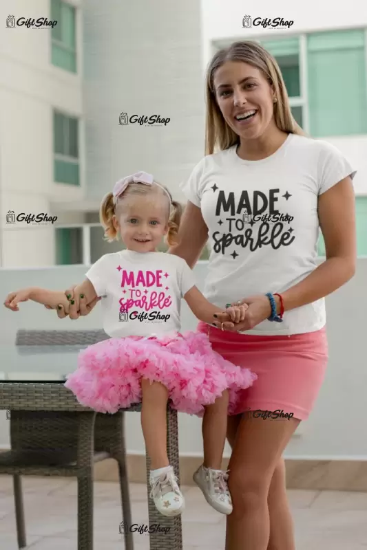 Made to sparkle, tricou cu mesaj f