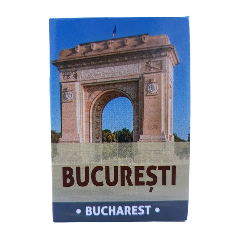 Bucuresti, magnet carte bilingv