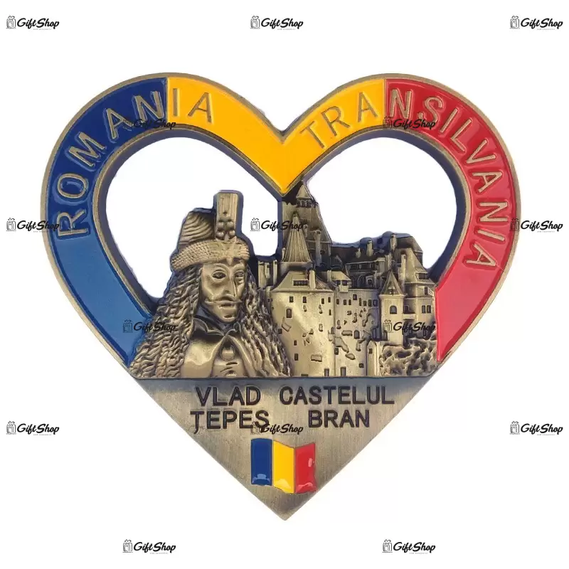 Ornament metal magnet castelul bran