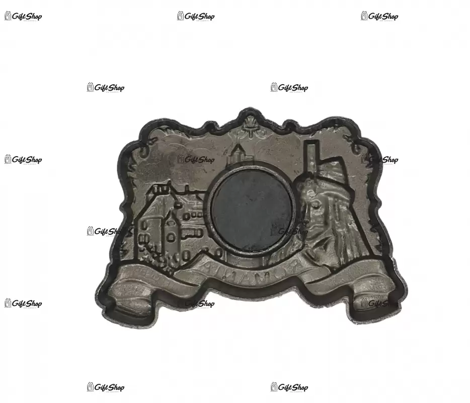 Magnet Din Metal Romania – Design Vlad Tepes-Castelul Bran
