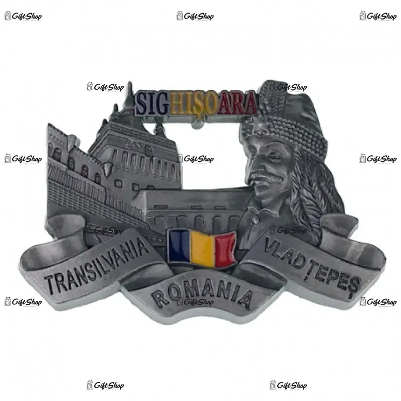 Sighisoara, transilvania, vlad tepes, romania, magnet metal