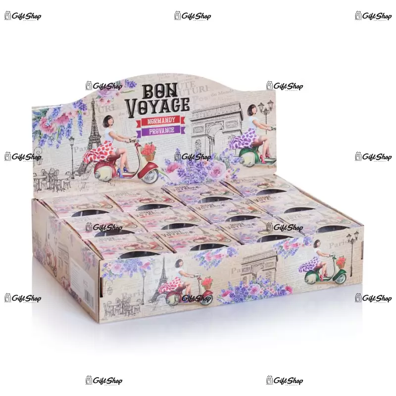 Lumanare parfumata in pahar de sticla, bartek candles, bon voyage