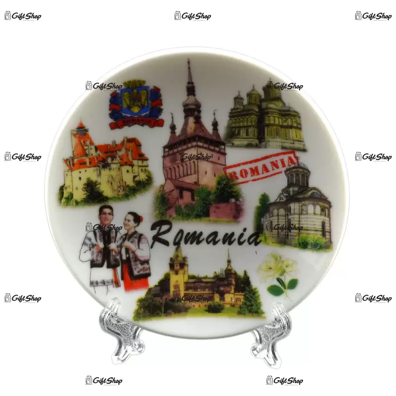 Farfurie decorativa realizata din ceramica – Design Romania A