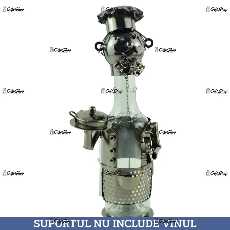 Bucatar, suport pentru vin realizat din metal