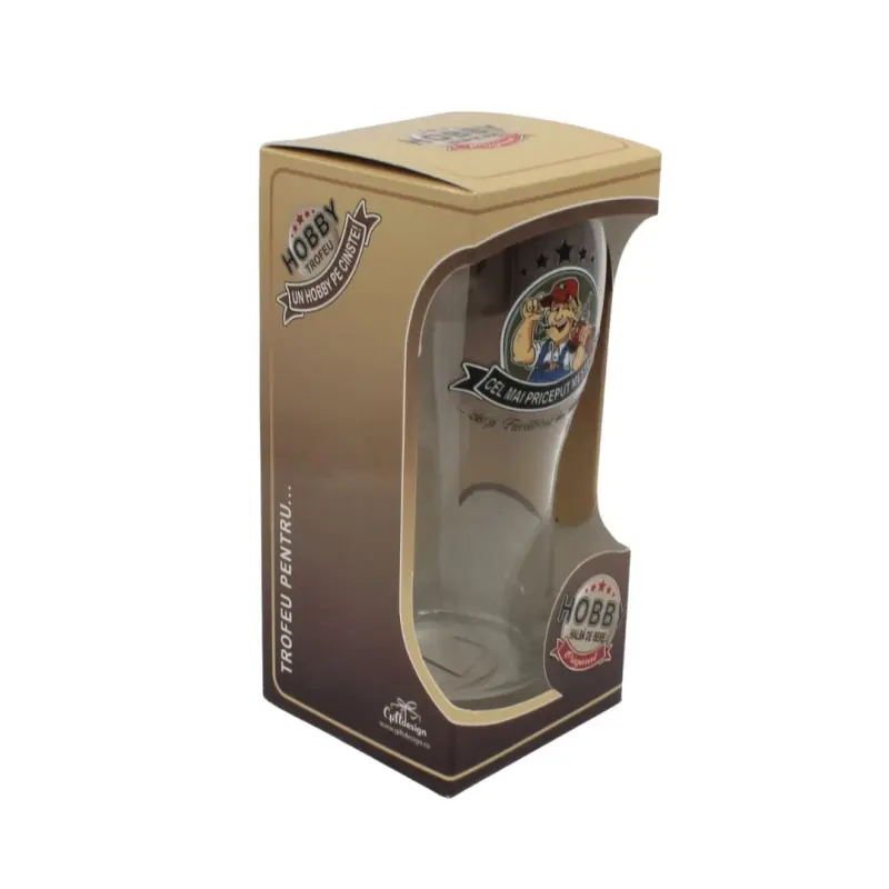 Cel mai priceput mester, pahar bere cu mesaj, 400 ml