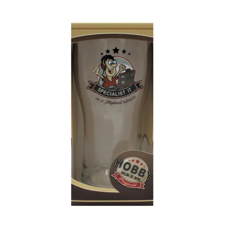 Specialist it, pahar bere cu mesaj, 400 ml