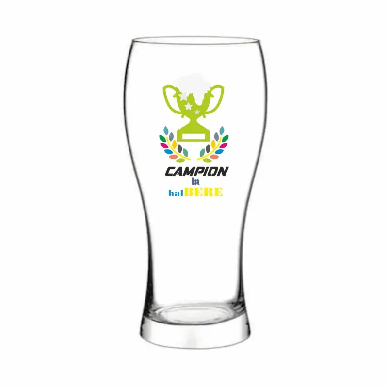 Campion la bere, pahar bere cu mesaj, 500 ml