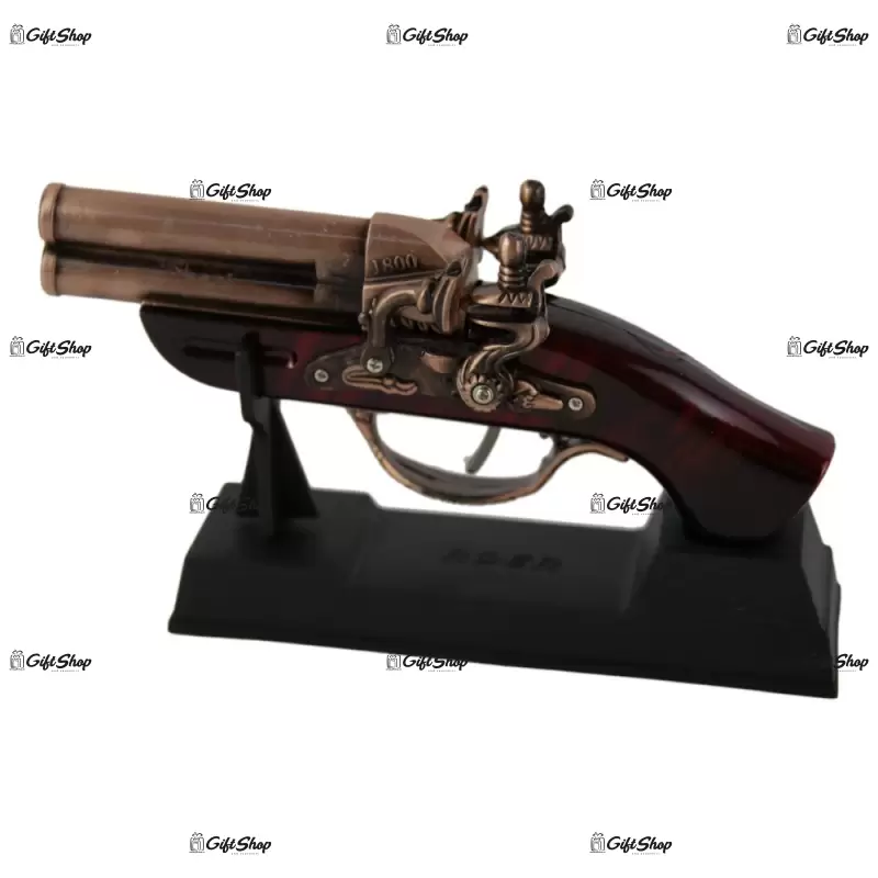 Pistol bricheta flinta, model epoca d
