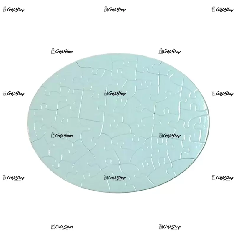 Puzzle oval personalizat