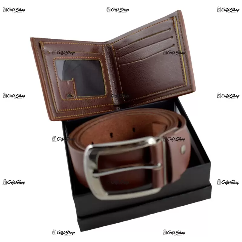 Set cadou portofel cu curea