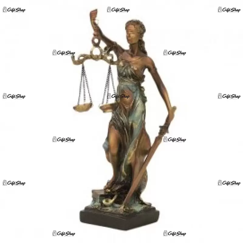 Statueta zeita justitiei, din rasina, model  551y