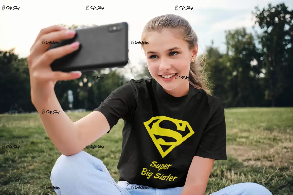 Super big sister, tricou cu mesaj b