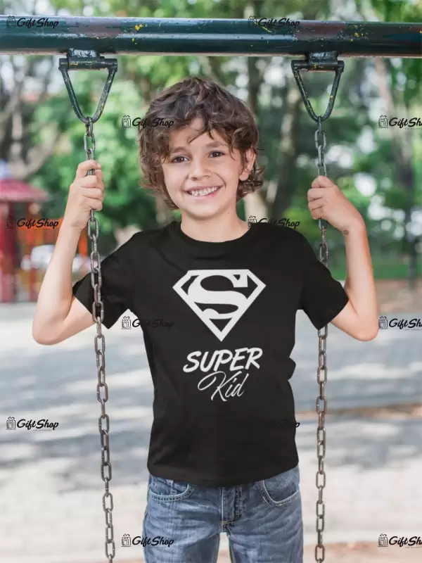 Super kid, tricou cu mesaj