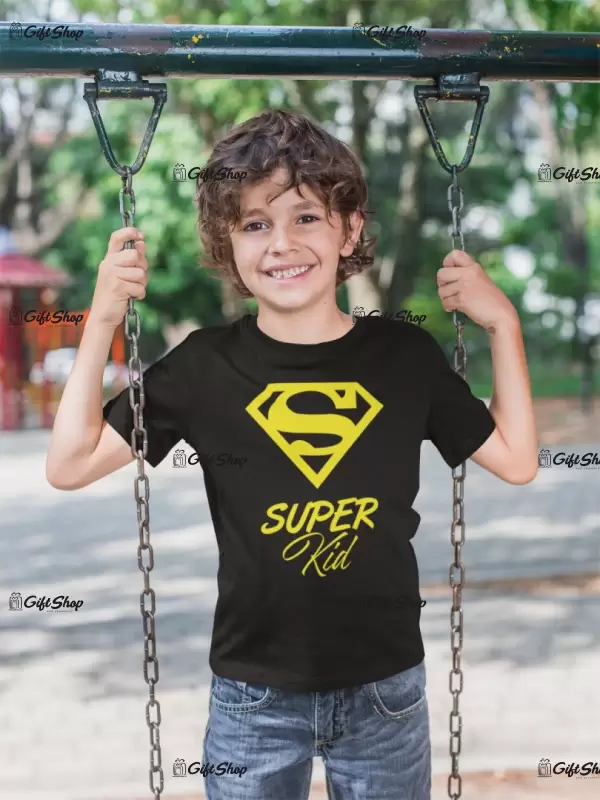 Super kid, tricou cu mesaj