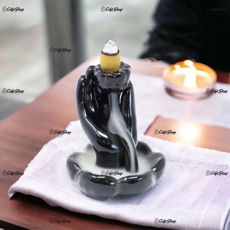 Suport pentru conuri parfumate “fum curgător” – 06