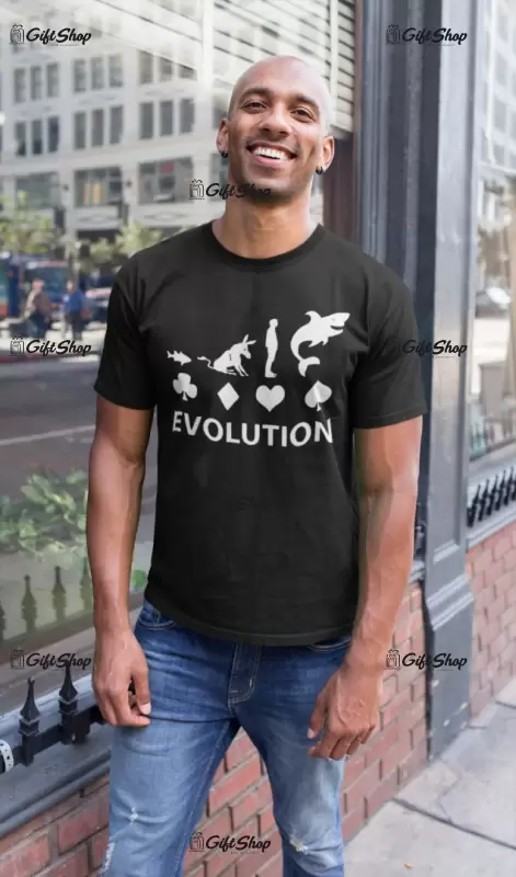 Poker evolution, tricou cu mesaj