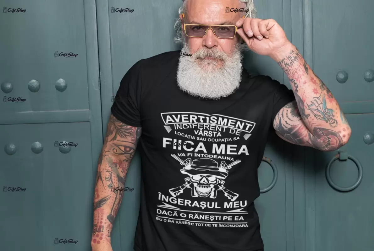 Avertisment... , tricou cu mesaj