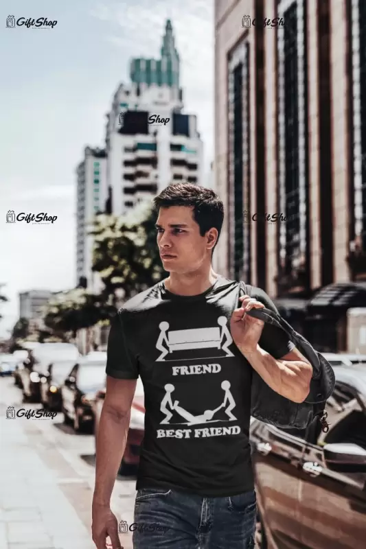 Friend best friend, tricou cu mesaj