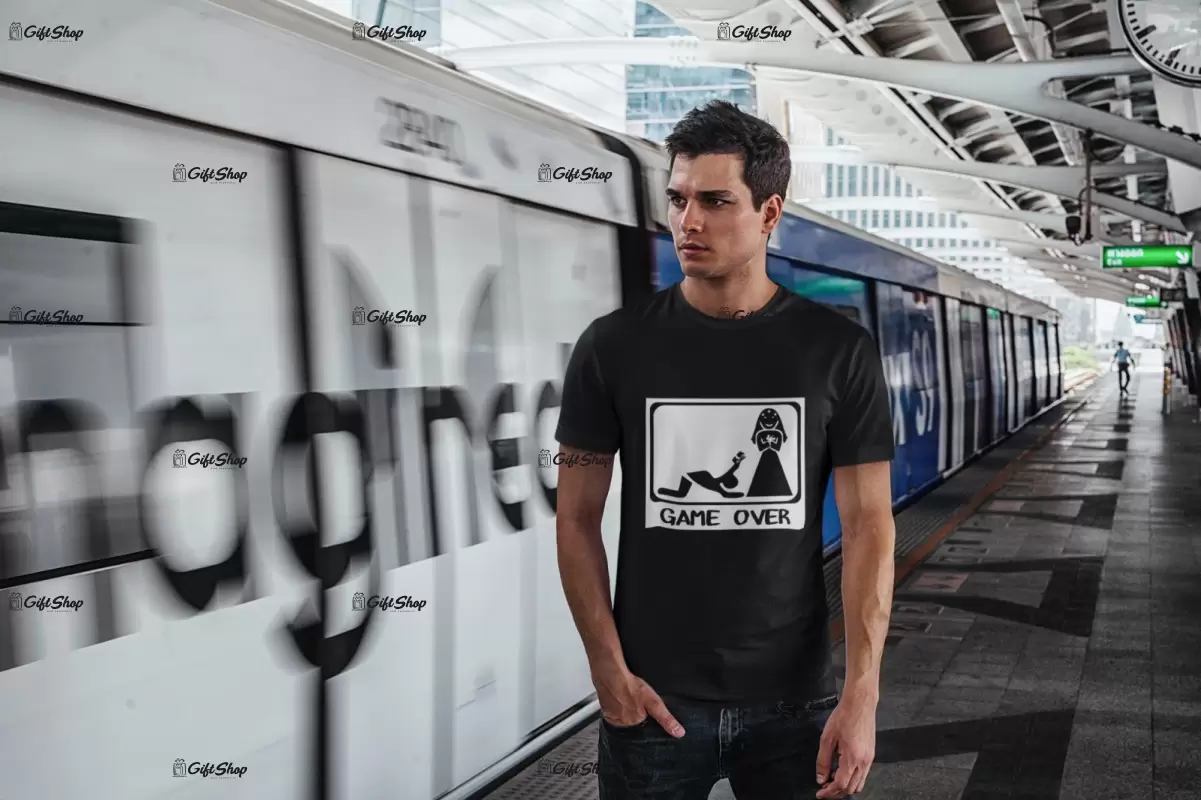 Game over, tricou cu mesaj, tgs0141