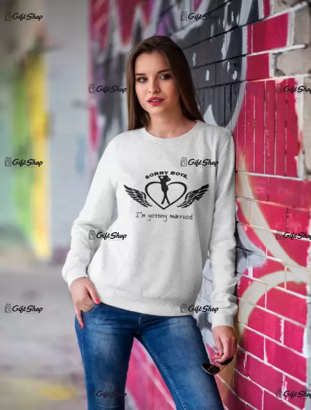 Sorry boys i`m getting married, tricou cu mesaj