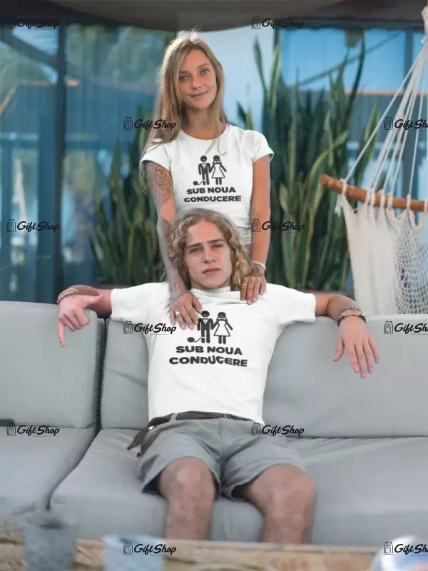 Sub noua conducere, tricou cu mesaj