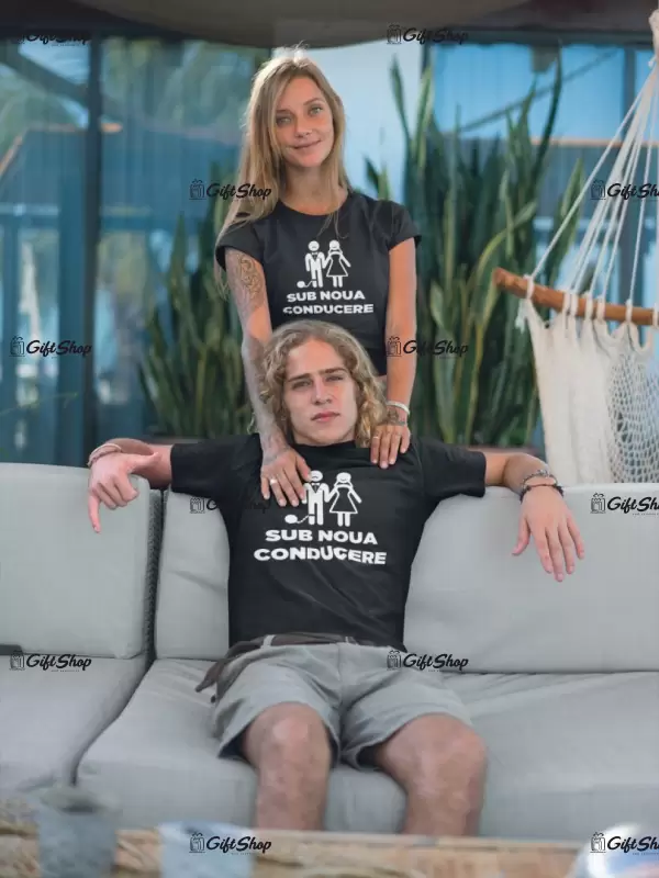 Sub noua conducere, tricou cu mesaj