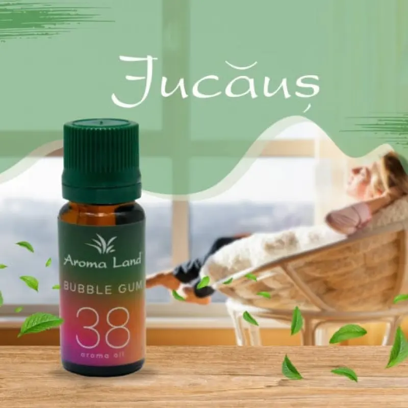 Bubble gum, 10 ml, ulei parfumat, pentru aromaterapie si odorizare