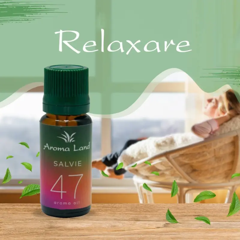 Salvie, 10 ml, ulei parfumat, pentru aromaterapie si odorizare
