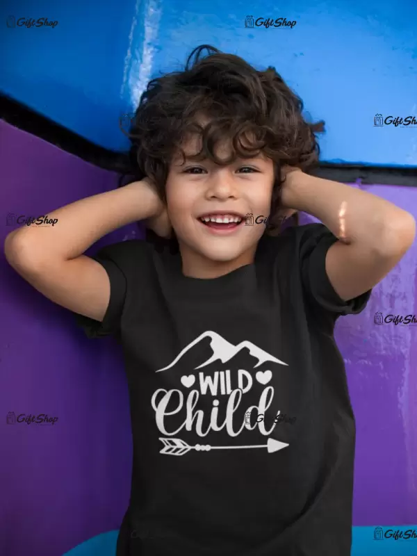 Wild child, tricou cu mesaj