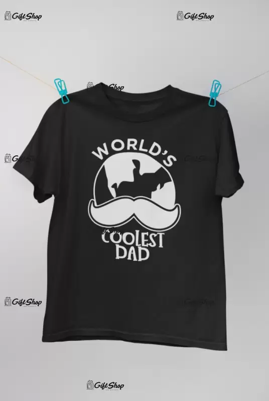 World`s coolest dad, tricou cu mesaj