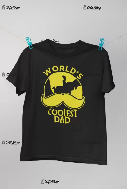 World`s coolest dad, tricou cu mesaj