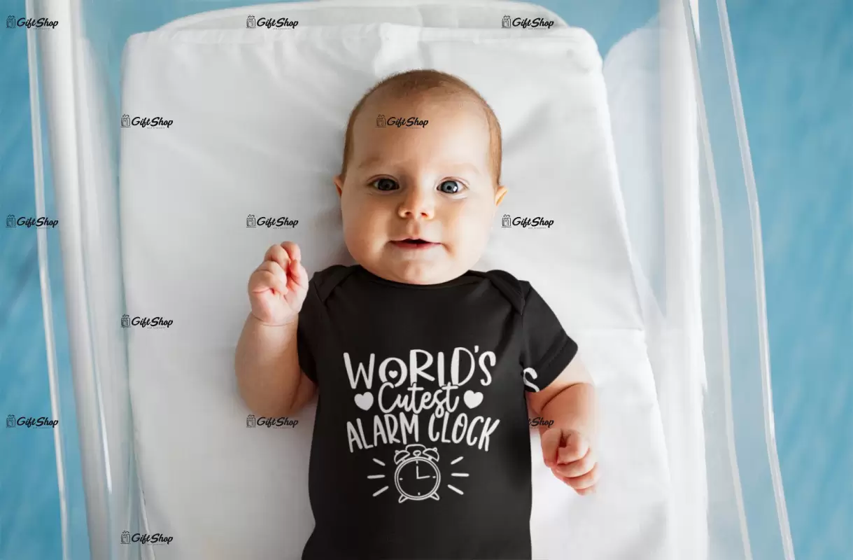 World`s cutest alarm clock, tricou cu mesaj