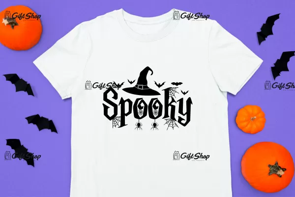 Spooky, tricou cu mesaj