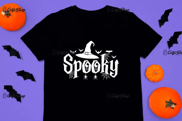 Spooky, tricou cu mesaj