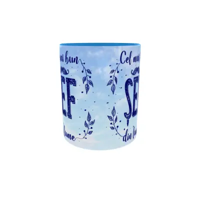 Cel mai bun sef, cana ceramica, 330ml, cgs1043d