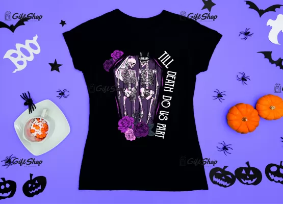 Till death do us apart, tricou cu mesaj