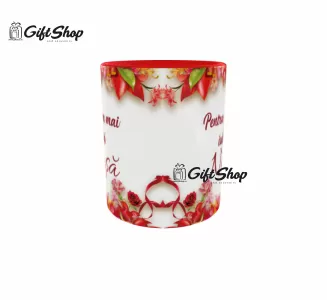 Pentru cea mai iubita nasa, cana ceramica, 330ml, cgs1203