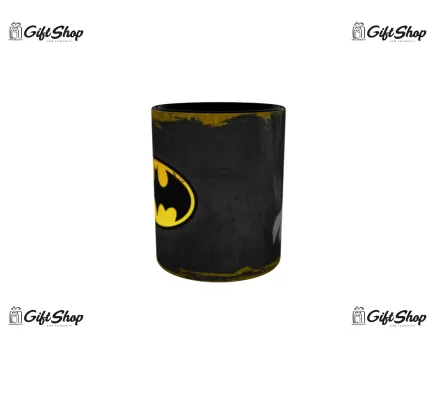 Cana neagra gift shop personalizata cu mesaj, batman rise, model 3, din ceramica, 330ml