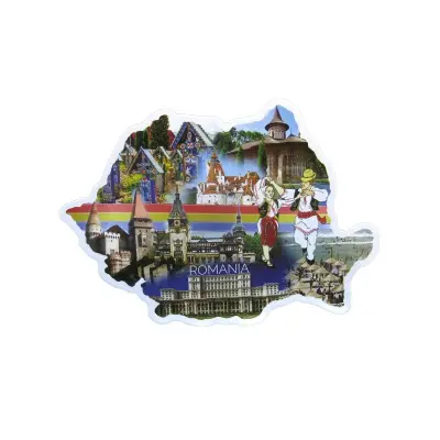 Castele romania, magnet flexibil, model 1649a