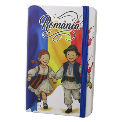Agenda suvenir romania 9 x 14 cm copii in port traditional