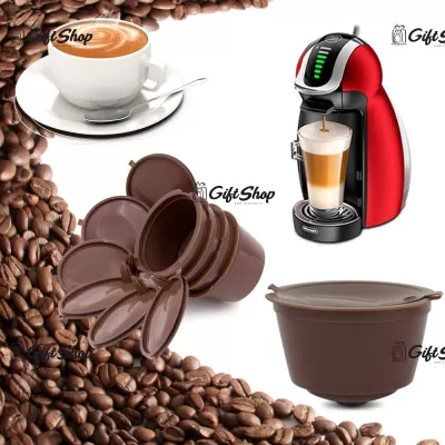 Set 5 capsule reutilizabile pentru Aparatele de Cafea Dolce Gusto (Espressoare Dolce Gusto)