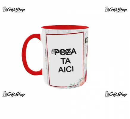 Pentru cea mai buna sotie, cana personalizata cu poza si text, 330ml, model 3265