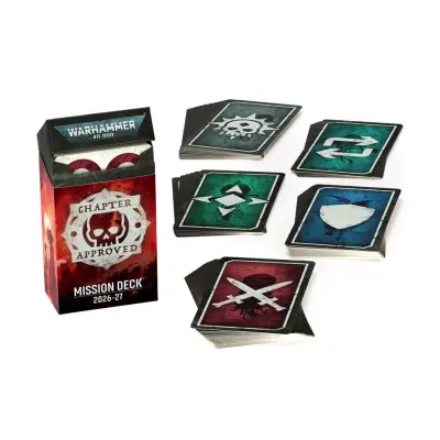 Chapter approved mission deck (eng), warhammer 40k, games workshop, model 40-65