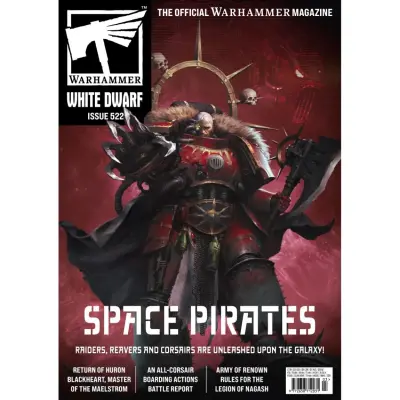 White dwarf, official warhammer magazine, limba engleza, martie 2026, arf 522