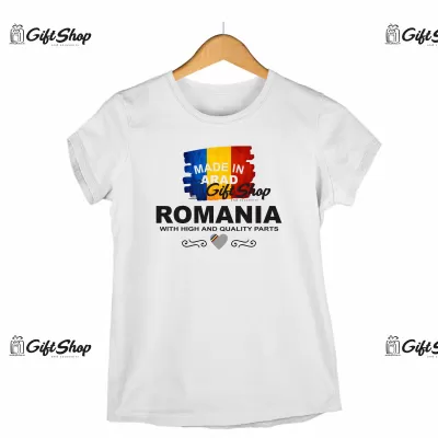 MADE IN ARAD ROMANIA -  Tricou Personalizat - SE POATE SCHIMBA ORASUL