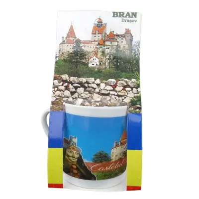 Castelul bran, brasov, vlad tepes, canita ceramica, 5 cm